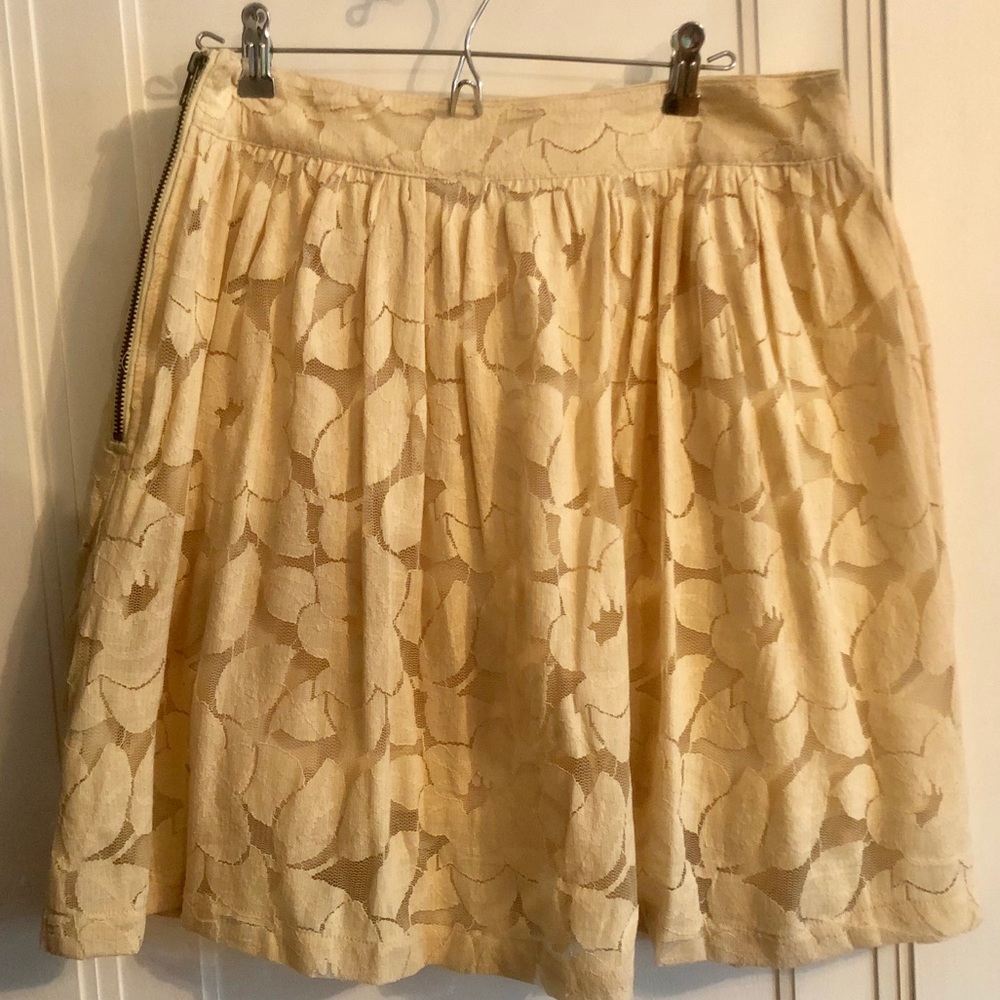 Tulle Ivory Lace Skirt